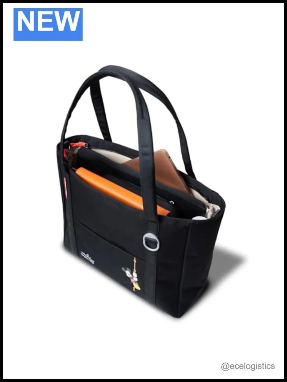 Orbitkey Daily Tote Plus 16L Polyester Handbag Trapezoid Open Top